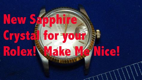 change sapphire crystal rolex 1500|Rolex crystal repair.